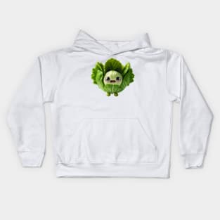 Crispixie - Your cutest lettuce buddy 🍃 Kids Hoodie